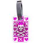 Skull Princess Luggage Tag (one side)