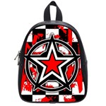 Star Checkerboard Splatter School Bag (Small)