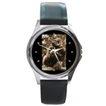 Design1068 Round Metal Watch