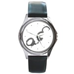 Design1072 Round Metal Watch