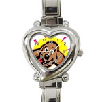 Dog Heart Italian Charm Watch