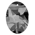 Pablo Picasso - Guernica Round Ornament (Oval)