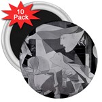 Pablo Picasso - Guernica Round 3  Magnet (10 pack)