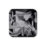 Pablo Picasso - Guernica Round Rubber Coaster (Square)