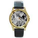 Pablo Picasso - Guernica Round Round Gold Metal Watch