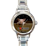 Design1062 Round Charm Watch