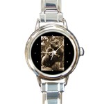 Design1068 Round Charm Watch