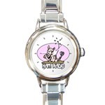 Design1070 Round Charm Watch