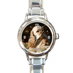 Use Your Dog Photo Cocker Spaniel Round Italian Charm Watch
