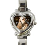 Use Your Dog Photo Cocker Spaniel Heart Italian Charm Watch