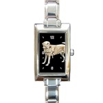 Use Your Dog Photo Labrador Rectangular Italian Charm Watch