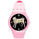 Use Your Dog Photo Labrador Round Plastic Sport Watch Medium