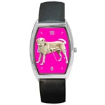 Use Your Dog Photo Labrador Barrel Style Metal Watch