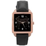 Use Your Dog Photo Labrador Rose Gold Leather Watch 