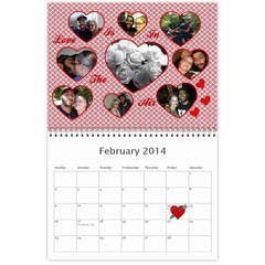 Alyssa Wall Calendar 11 x 8.5 (12 Feb 2014