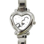 Design1072 Heart Charm Watch