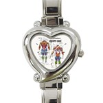 Design1082 Heart Charm Watch