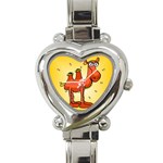 Design1425 Heart Charm Watch