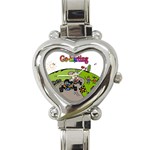 Design1504 Heart Charm Watch