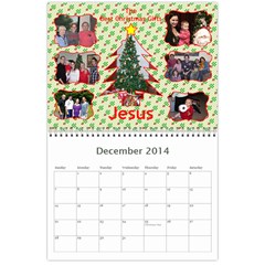 Aaron Wall Calendar 11 x 8.5 (12 Dec 2014