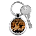 Country Canine - German Shepherd - Quality Dog Lovers Round Keychain