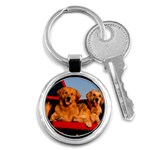 Golden Trucking - Quality Dog Lovers Round Keychain