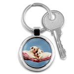 Hammock Happiness - Quality Dog Lovers Round Keychain