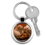 Having a Ruff Day - Quality Dog Lovers Round Keychain