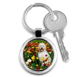 Irish Wolfhound Mix - Quality Dog Lovers Round Keychain