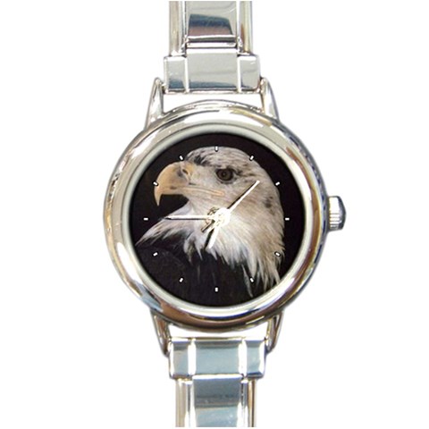 Eagle Round Italian Charm Watch from UrbanLoad.com Front