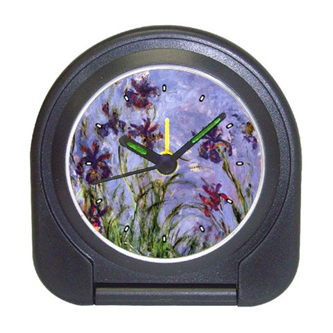 Irises Monet Travel Alarm Clock from UrbanLoad.com Front