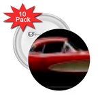 red corvette 2.25  Button (10 pack)