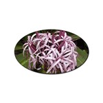 purple flowers Sticker Oval (100 pack)