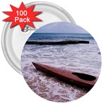 kayak in ocean 3  Button (100 pack)
