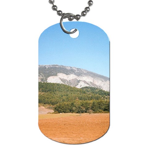mountainscene1 Dog Tag (One Side) from UrbanLoad.com Front