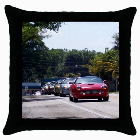 Cruise Throw Pillow Case (Black) from UrbanLoad.com Front