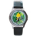 American Goldfinch - Quality Unisex Leather Strap Watch