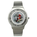 Cardinal - Quality Unisex Ultra Slim Style Stainless Steel Watch