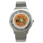 Green Jay - Quality Unisex Ultra Slim Style Stainless Steel Watch