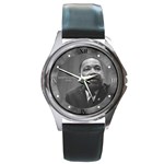 Martin Luther King - Quality Round Unisex Leather Strap Watch