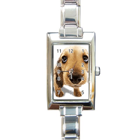 untitled Rectangular Italian Charm Watch from UrbanLoad.com Front