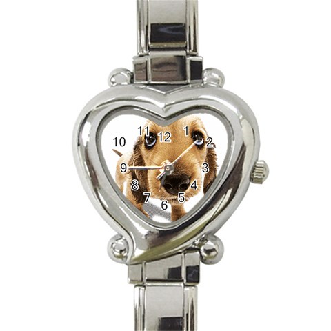 untitled Heart Italian Charm Watch from UrbanLoad.com Front