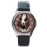 Boer Goat Round Metal Watch