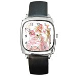 Lineage 2 wedding Square Metal Watch