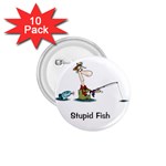 Stupid Fish 1.75  Button (10 pack) 
