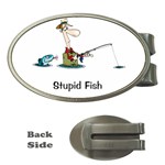 Stupid Fish Money Clip (Oval)
