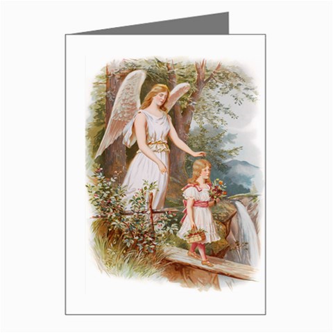 Guardian Angel Greeting Cards (Pkg of 8) from UrbanLoad.com Left