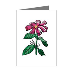 Flower Mini Greeting Card from UrbanLoad.com Left