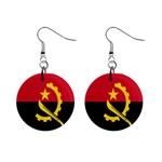 Flag_of_Angola 1  Button Earrings