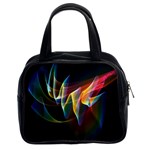 Northern Lights, Abstract Rainbow Aurora Classic Handbag (Two Sides)